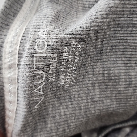 NEW Nautica Womens 2Pc Sleepwear Set XL Gray Silky Stretch Fleece Pajama - Picture 7 of 8